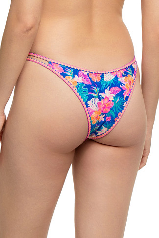 ELECTRIC PALMS Electric Palms Brazilian Bikini Bottom