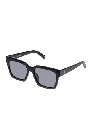 MATTE BLACK Weekend Riot Oversized Square Sunglasses